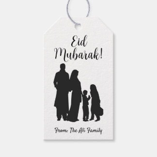 Etiquetas para presentes Eid Mubarak personalizada