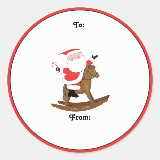 Etiquetas para presentes nas Festas de Natal Eques (Frente)