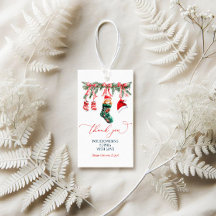 Etiquetas para presentes no Chá de fraldas de Nata