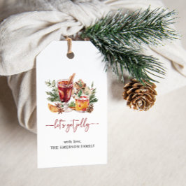 Etiquetas para presentes no coquetel