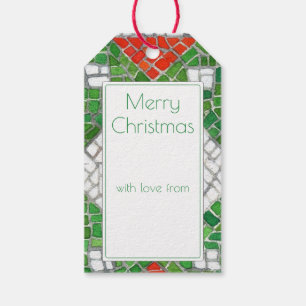 Etiquetas para presentes no HOLIDAY MOSAIC