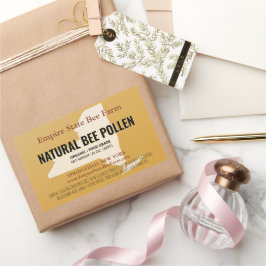 Etiquetas para produtos de Comida de apicultor do 