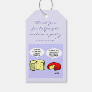 Etiquetas para Provandos de vinho e queijo humorí