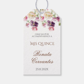 Etiquetas Para Regalos Quinceanera