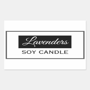 Etiquetas para velas de soja