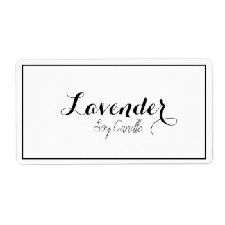 Etiquetas para velas de soja