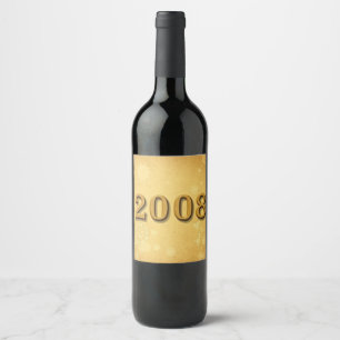 Etiquetas para vinhos de 2008