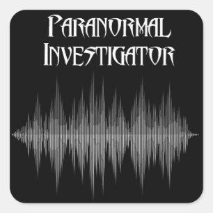 Etiquetas Paranormal de Soundwave do investigador