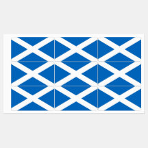 Etiquetas Patrióticas com bandeira da Escócia