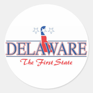 Etiquetas patrióticas de Delaware