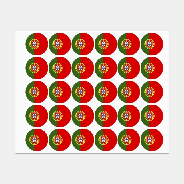 Etiquetas pavilhão de Portugal (Folha)