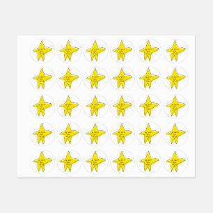 Etiquetas Pelo Menos Você Tentou - Estrela Amarela