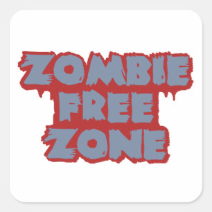 Etiquetas personalizadas da Zona Livre Zombie
