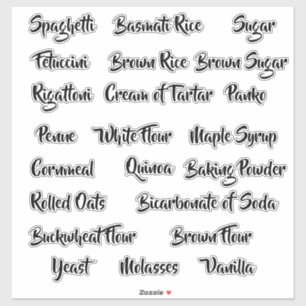 Etiquetas Personalizadas de Canister de Armazename