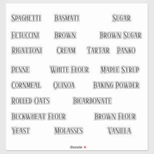 Etiquetas Personalizadas de Canister de Armazename