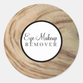 Etiquetas Personalizadas de Maquiagem com Textura 