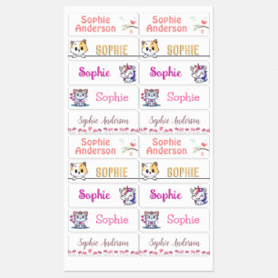 Etiquetas Personalizadas de Nome à Prova d'Água pa