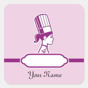 Etiquetas personalizadas do cozinheiro chefe as