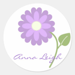 Etiquetas personalizadas flor da lavanda