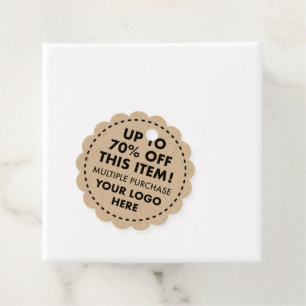 Etiquetas Personalizadas Kraft para Lembrancinhas