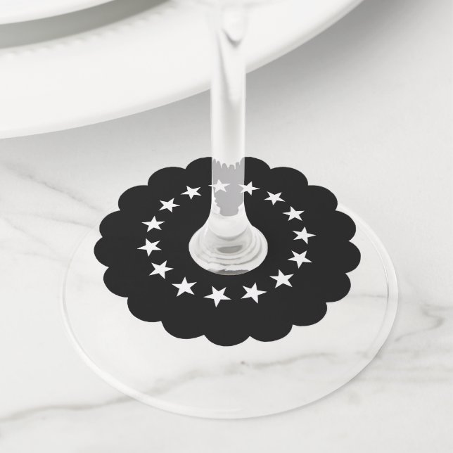 Etiquetas Personalizadas para Copos de Vinho (Close Up)
