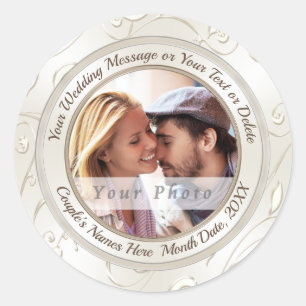 Etiquetas personalizadas para envelopes Wedding