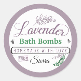 Etiquetas personalizadas para produtos de bath Lav