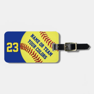 Etiquetas Personalizadas para Sacola de Softbol, S