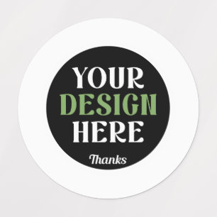 Etiquetas personalizado, único, elegante e minimalista hersh