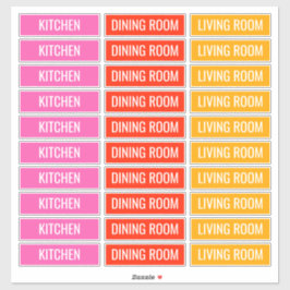 Etiquetas Personalizáveis Para Caixas Móveis