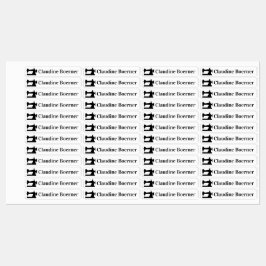 Etiquetas personalizáveis para Made por você