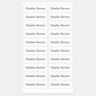 Etiquetas personalizáveis para Tecidos ou artistas