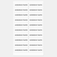 Etiquetas personalizáveis para Tecidos ou artistas