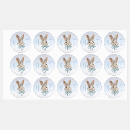 Etiquetas Personalized Easter Bunny Sticker