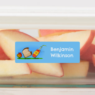 Etiquetas Piquenique de cartoon de formigas engraçado person