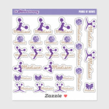 Etiquetas Pom de cheerleader Personalizadas | Esco