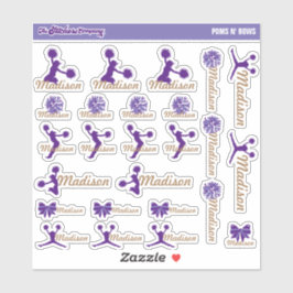 Etiquetas Pom de cheerleader Personalizadas | Esco