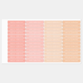 Etiquetas Pontas de Cubo Faixa Fita Pastel Nome à Prova de Á