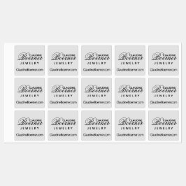 Etiquetas Praça de Prova de Água do Artista Empresarial