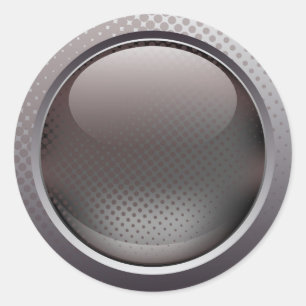 Etiquetas pretas do botão