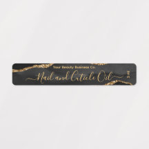 Produto de Beleza de Mármore Preto Clássico e Sofi