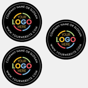 Etiquetas Promocional corporativo de logotipo empresarial mi