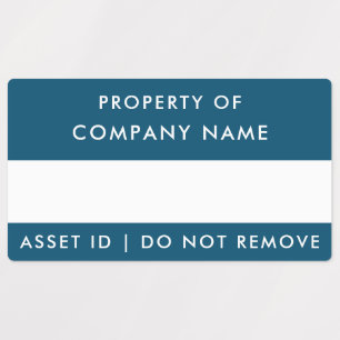 Etiquetas Propriedade da empresa Marinho Blue Corporate ID