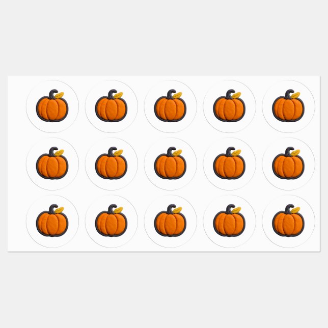 Etiquetas PumpkinLabels (Folha)