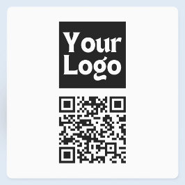 Etiquetas QR code editável e logotipo ou imagem da sua empre