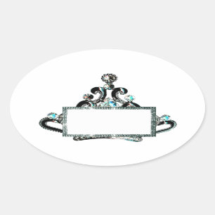 Etiquetas reais da tiara a personalizar!