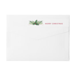 Etiquetas Red Holly deixa o Natal