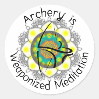 Etiquetas redondas para o caso do arco