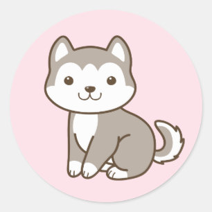 Etiquetas roncas bonitos do cão de filhote de
