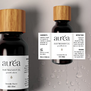 Etiquetas Rótulo à prova d'água de 1 OZ/30 ml de Frasco Estr